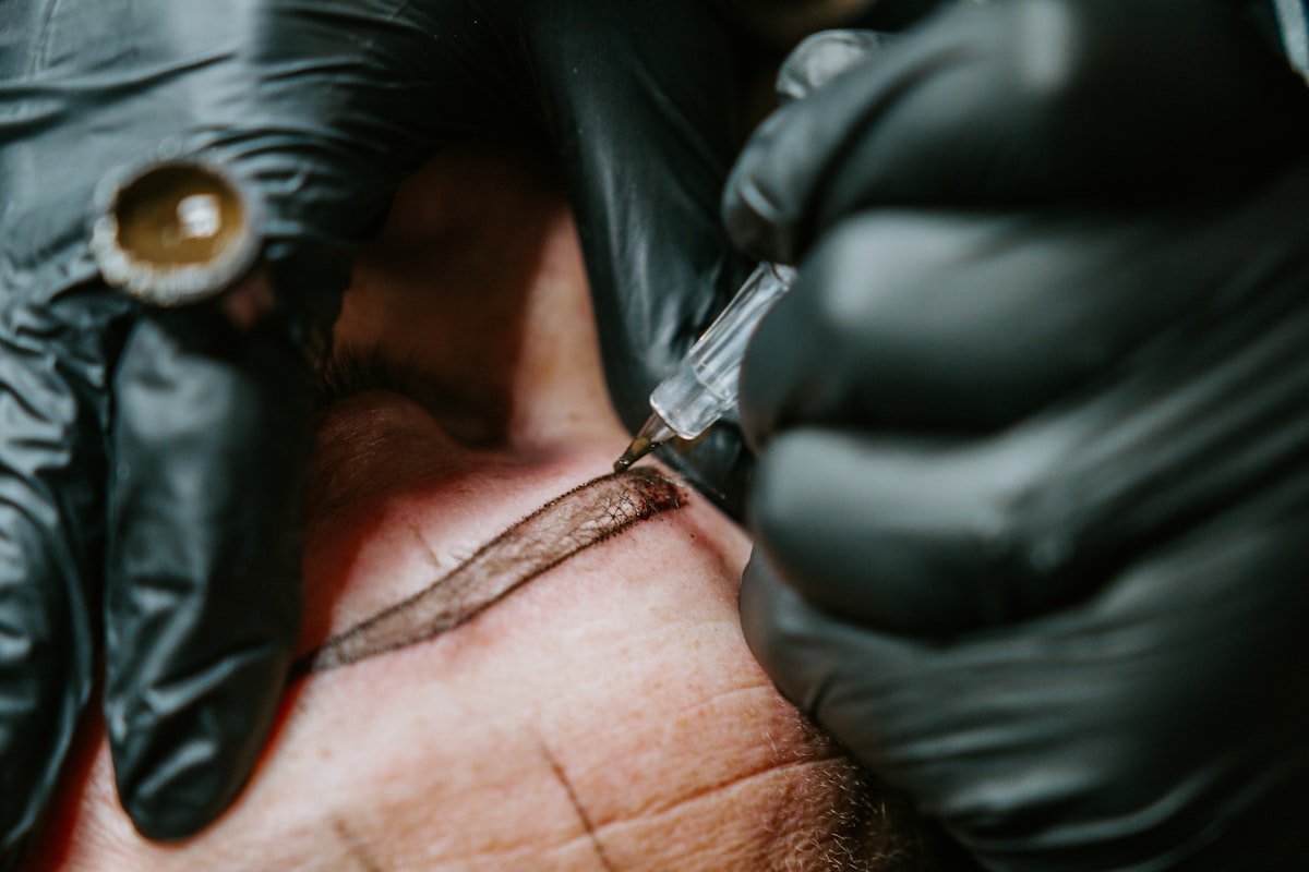 Permanent makeup procedure